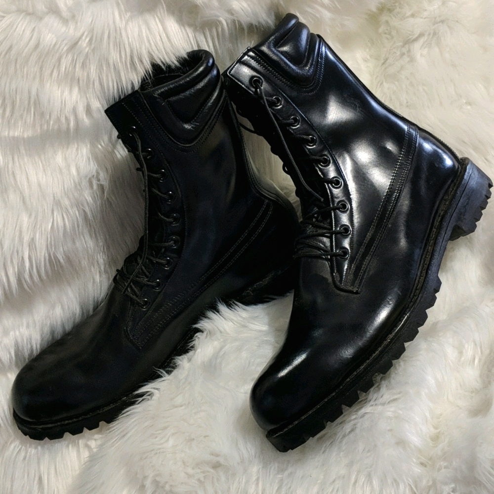 Southwest Boot Co Size 12EE Steel Toe Black Boots